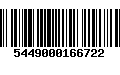 Código de Barras 5449000166722