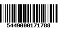 Código de Barras 5449000171788