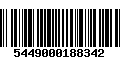 Código de Barras 5449000188342