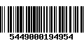 Código de Barras 5449000194954