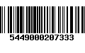 Código de Barras 5449000207333