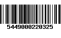 Código de Barras 5449000220325