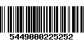 Código de Barras 5449000225252