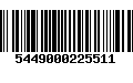 Código de Barras 5449000225511