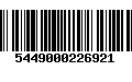 Código de Barras 5449000226921