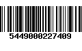 Código de Barras 5449000227409