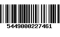 Código de Barras 5449000227461