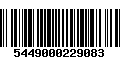 Código de Barras 5449000229083