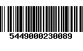 Código de Barras 5449000230089