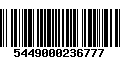 Código de Barras 5449000236777