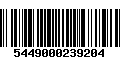 Código de Barras 5449000239204