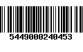 Código de Barras 5449000240453