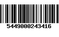 Código de Barras 5449000243416