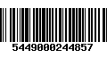 Código de Barras 5449000244857