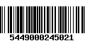 Código de Barras 5449000245021