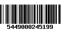 Código de Barras 5449000245199