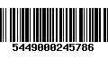 Código de Barras 5449000245786