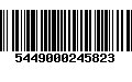 Código de Barras 5449000245823