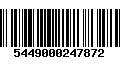 Código de Barras 5449000247872