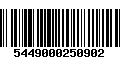 Código de Barras 5449000250902