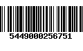 Código de Barras 5449000256751