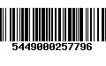 Código de Barras 5449000257796