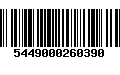 Código de Barras 5449000260390