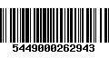 Código de Barras 5449000262943