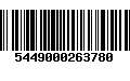 Código de Barras 5449000263780