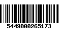 Código de Barras 5449000265173