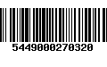 Código de Barras 5449000270320