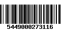 Código de Barras 5449000273116