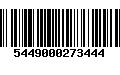 Código de Barras 5449000273444