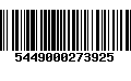 Código de Barras 5449000273925