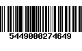 Código de Barras 5449000274649