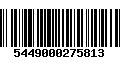 Código de Barras 5449000275813