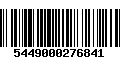 Código de Barras 5449000276841