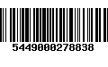 Código de Barras 5449000278838