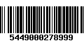 Código de Barras 5449000278999