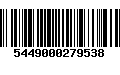 Código de Barras 5449000279538