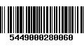 Código de Barras 5449000280060