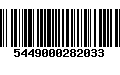 Código de Barras 5449000282033