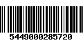 Código de Barras 5449000285720