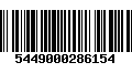 Código de Barras 5449000286154