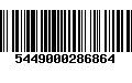 Código de Barras 5449000286864