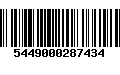 Código de Barras 5449000287434