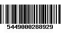 Código de Barras 5449000288929