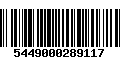 Código de Barras 5449000289117