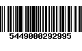 Código de Barras 5449000292995