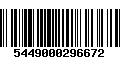 Código de Barras 5449000296672